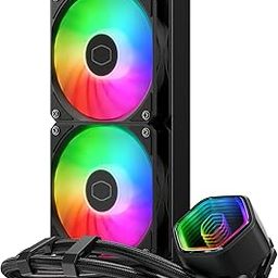 Cooler Master ML240 Core 2 ARGB CPU Liquid Cooler - Black | Support Latest LGA1851, LGA1700, AM5, AM4 Socket | New Dual Chamber Pump | 360mm AIO | Performance Fans | Copper Base | New Mirror Design-19
