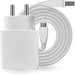 Fast Charger for Vivo Y90 Original Adapter Super Flash Vooc Fast Quick Qualcomm Charging Smart IC Technology with 1m Micro USB Data Cable (White, VO, SZ.J3)-image-78