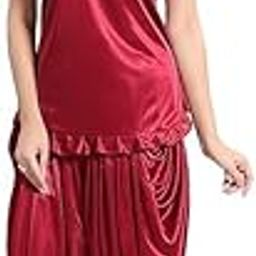 Pack of 1 Women’s Satin Dhoti Night Suit | Agani Set | Soft Satin & Comfortable Relaxation Sleepwear for Women – Black-picture-17