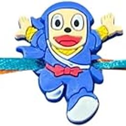 Blue Ninja Character Rakhi for Kids | Cartoon Rubber Rakhi for Boys | Cute Raksha Bandhan Gift for Little Brother-image-46