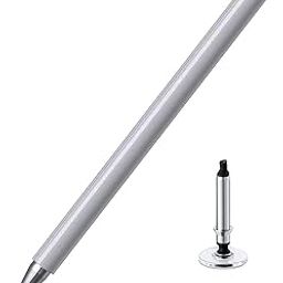 Mizi Universal Stylus Pen for Touch Screens Devices, Fine Point, Lightweight Metal Body with Magnetism Cover Caps for Smartphones/Tablets/iPad/iPad Pro/iPhone - Silver-1