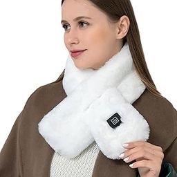 (Exclusively 𝟭𝟱 𝗬𝗲𝗮𝗿𝘀 Warranty Electric Heated Scarf with Heating, USB Charging, Soft Plush Material, 3-Temperature Control, Lightweight Design for Winter Warmth & Neck Pain Relief-image-17
