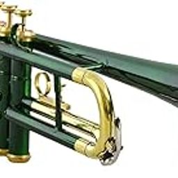 SM SAI MUSICAL Trumpet Green Bb with Bag and Mouthpiece-picture-23