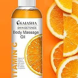Vitamin C Body Massage Oil for Bright, Youthful Skin, dull skin, nourshing-18