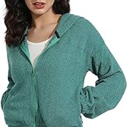 Cotton Women Hooded Neck Sweatshirt-image-15