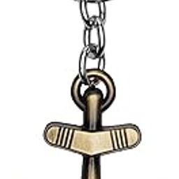 Ship Anchor and Rope (P-KC-9) Metal Keychain for Car Bike Men Women Kids Keyring-image-19