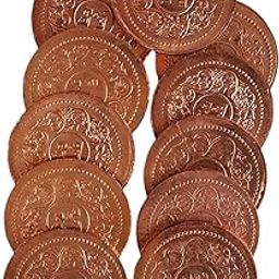Copper Coin/Tambe ka GOL sikka for Lal kitab Remedy or Pooja (Set of 11 pcs)-image-19