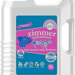 Zimmer Aufraumen Baby Laundry Liquid Detergent 5 Liters - Top Load Machine & Bucket Wash. With Plant-based Ingredients & Bio Enzymes Blend-picture-2