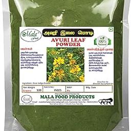 Mala : Avuri powder/Indigo powder for Hair care - 500 G-image-77