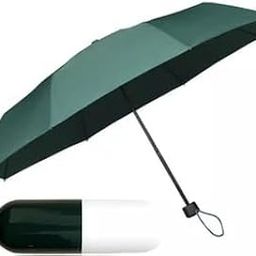 Compact Capsule Umbrella with Storage Case, Foldable Mini Travel Size, Multiple Colours Available-75