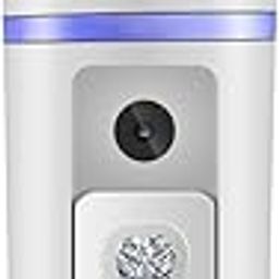 SIRIDHI Nano Facial Mister Portable Hot Mist Steamer Sprayer With Mirror Mini Cool Mist Spray For Skin Care&Facial Body Moisturized&Eyelash Extensions,Usb Rechargeable (White)-image-93