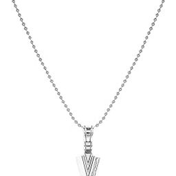 Jewellery High Polished The Silver Arrow Stainless Steel Rocking Pendant for Men and Boys (NYJ104_Z3)- For Men & Boys Stylish Latest-image-66