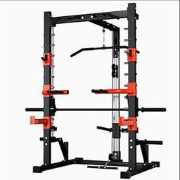 Gen‑Z Fitness HR-02 Commercial Squat Rack | Multi‑Grip Pull‑Up Bar, J‑Hooks & Safety Arms, Plate/Bar Storage, Home & Gym 400 kg Load Capacity,-27