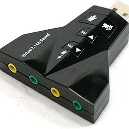 Sellingal® Virtual 7.1 Dual USB Sound Card (USB External Sound Card)-6