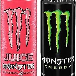 Monsters Energy Juice, Pipeline Punch and Taurine Flavours, Cans 2 X 500ml (Imported)-image-57