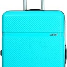 Plastic Drive 5 Years International Warranty 4 Wheels Spinner Hardside Polypropylene Carry-On Luggage (Small 55 Cm, Cyan), 39 Centimeters, 24 Centimeters, One Size-image-2