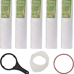 CSI INTERNATIONAL 10 Inch PP Spun Filter for RO Water Purifier | 5 Micron High Density Filter Cartridge | Pre Filter Candle for Water Purifier | Compatible with All RO Systems (5)-image-35