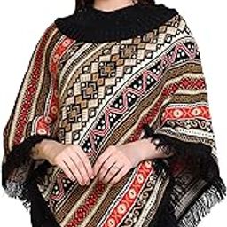 Women Solid Ponchos Poncho Coat-picture-54