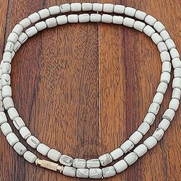 5 mm tulsi kanthi mala 34 Inches Long from Vrindavan (Two Round 34 ")-image-10