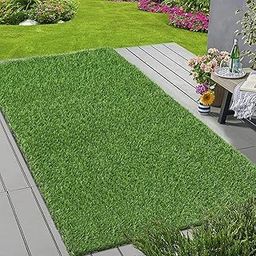 CARPET PLANET Artificial Grass Carpet Soft, Eco-Friendly Grass Mat for Balcony, Lawn, Garden & Outdoor Décor – UV Resistant, Durable & Easy to Maintain(Green, 6.5 X 4 Feet)-image-24