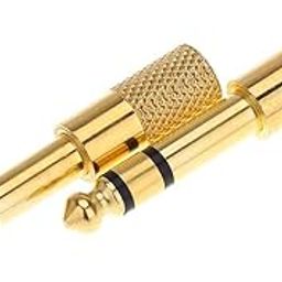 OJOS Pair of Audio Jack Adapter Convertor Stereo Plug Socket for Electric Guitars Microphone Headphone 6.35mm Male 3.5mm Female-image-88
