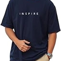 Men Oversized Printed Round Neck Cotton Blend T-Shirt-image-89