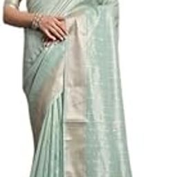 vishnu weaves Striped Zari Tissue Maheshwari Saree | Traditional Indian Saree | Soft & Lightweight Fabric | Perfect for Festivals & Parties-picture-0