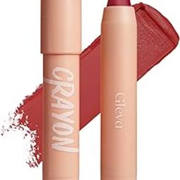 Gleva Crayon Lipstick Silky Matte Finish Smudge-proof, Water-Resistant Non-Drying Lipcolor - Matte Resistance Long Lasting Crayon Lipsticks (Angelic Charm)-18