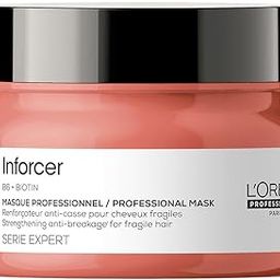 L'Oréal Professionnel Inforcer Mask for Reduced Hair Breakage - 250ml | Enriched with Biotin & Vitamin B6 | Reduce Split Ends & Get Less Hair Breakage | For Men & Women-27