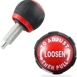 SQUAREFIT Pull Pin Spring Knob Replacement Parts for Home Fitness Height Adjustment Screws Equipment Black Red Pack of (Pull Pin, 4)-image-59