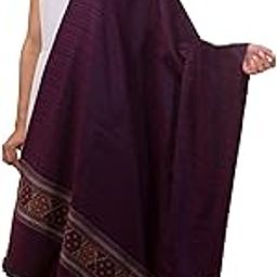 Kullu Shawls for Women, Woven Design Women's Shawl for Winters, Inspired by Himachal Handicrafts Size-40x80-image-28