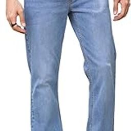 Men's Mid-Rise Clean Look Boot Cut Jeans-image-42