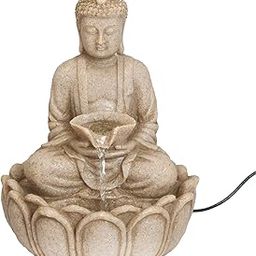 Bits and Pieces - Indoor Buddha Fountain - Zen Tabletop Water Fountain-image-12