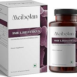 Meibotan Lactobacillus helveticus 25 Billion Support Digestion & Gut Health | For Both Men & Women- 60 Veg Capsules-22