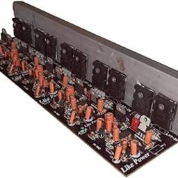 5 Channel Power Amplifier (Mosfet Stereo 750 Watts) Kit 5200 And 1943 With Speaker Protection. - Glass-23