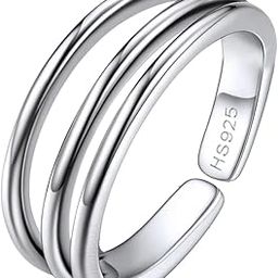 Silver Toe Ring/Band Ring for Women | 92.5 Sterling Silver Adjustable Toe Rings | 1 Piece Only | Minimal & Elegant Designs-image-38