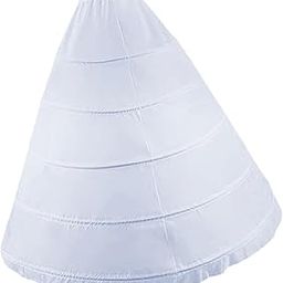 UJEAVETTE Wedding Crinoline Wedding Petticoat for Proms Party Performance Evening Prom 5 Hoop-image-76