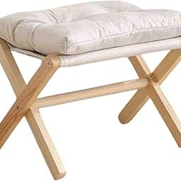 ATORSE Footstool Stylish Stepstool Leisure Stool for Dressing Room Bedside Entryway White-image-61