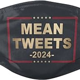 Mean Tweets 2024 Mask Protect Respiratory System Breathe with Peace of Mind Black-image-5
