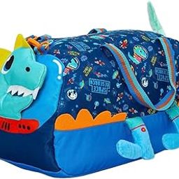 3D Duffle Bag for Kids | Unisex Kids Travel Bag (Dino - Blue)-image-92