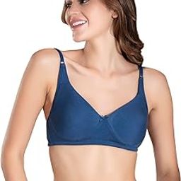 Cotton Blend Women's Non-Padded Bra-picture-21