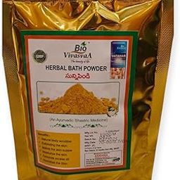 Bio Vivasvaa Herbal Bath Powder, Natural Sunnipindi Body Scrub, 150g, Pack of 2-21