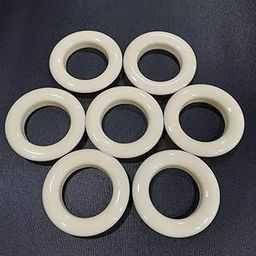 Curtain Eyelet Rings with Back Lock (Male & Female), Suitable for a 1 inch Pipe, Ivory Colour - 20 Pieces-image-61