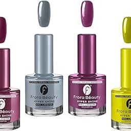 Frora Béauty Premium Nail Polish Gift Pack of 4pcs-6ml each–Royal Shades-(Shade No. :- 729,728,727,726) Premium combo set no.:-0044/4-image-60