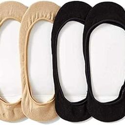 QUALITY LOAFER COTTON SOCK FOR WOMANS & GIRLS(PACK OF 04,BEIGE,BLACK)-image-97