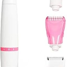 SRUJAMEE 360 Rotate Face Massage Roller - 3D Manual Massager Roller for Skin Lifting and Wrinkle Removal - Women Face Massager Roller, chin massager for double chin, 3d massager roller for body pain and Legs, Pro Series Bikini (grey) (Pink)-image-57