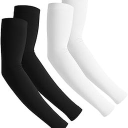 Arm Sleeves for Men & Women (Pack of 2) | UV Protection | Compression Dry Fit Sleeves for Running, Cricket, Gym, Cycling & Outdoor Sports-image-60