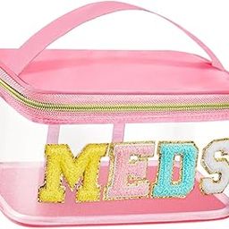 Enakshi® Stuff Cosmetic Bag with Zipper Clear Makeup Organizer Bag for Travel Parties Pink|Health & Beauty | Makeup | Makeup Bags & Cases-image-87