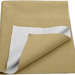 Trance Water Proof Bed Dry Sheets for Kids | Baby Bed Protectors | Mattress Protectors for New Born Children | Bedsheet Cover Mats for Wet (140x100 cm, Large, Beige)-20