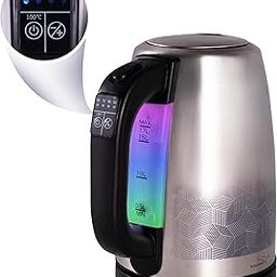 V-Guard VKS17-DG Digital Electric Kettle 1.7 Litre with Keep Warm Function | Digital Controls & Variable Temperature Settings | Multicolor LED indicators | Hot Water Kettle For Fast Boiling-23